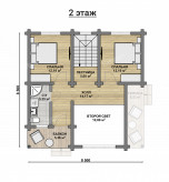 Дом из клееного бруса VZ-351